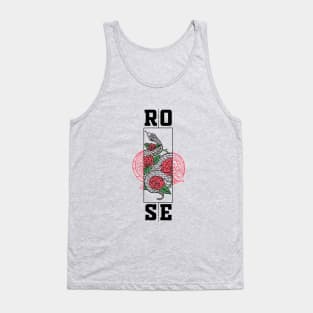 Rose and Snake Tank Top